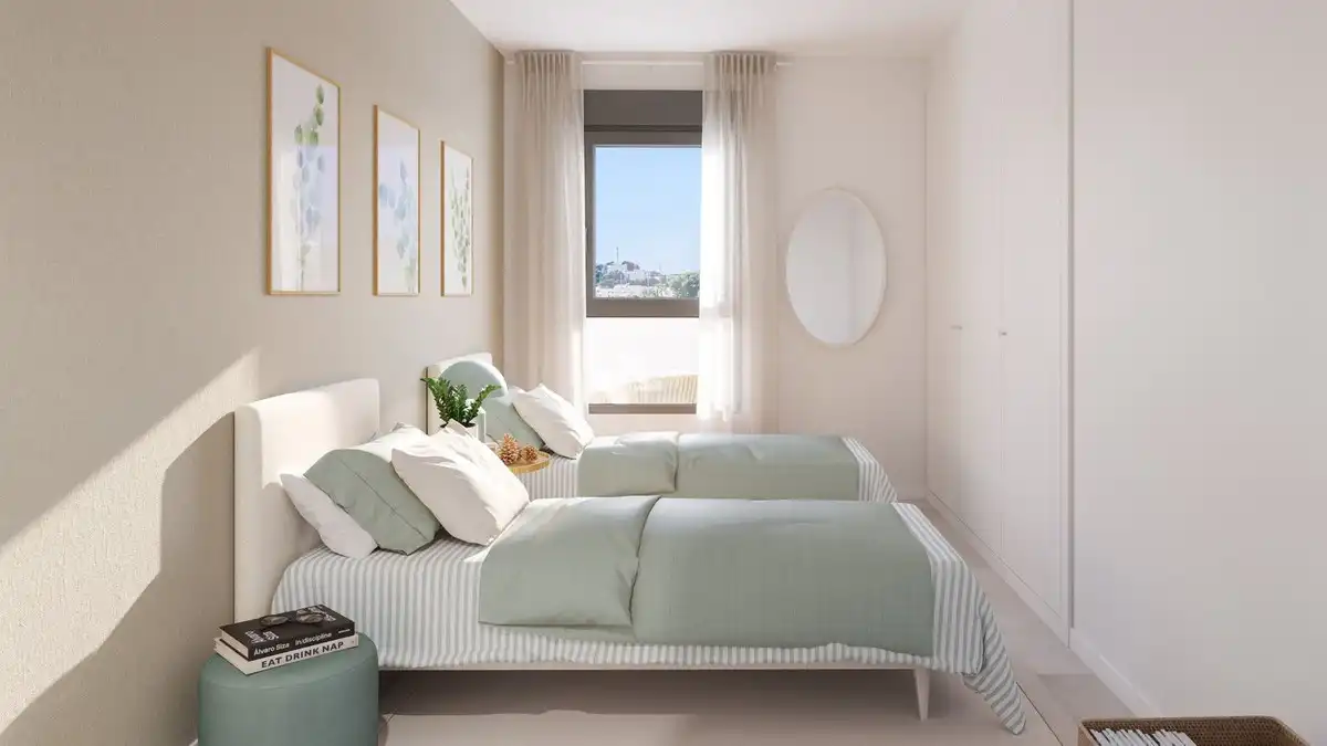 Habitación de Apartamento en venta en Mijas con Aire acondicionado, Terraza y Trastero