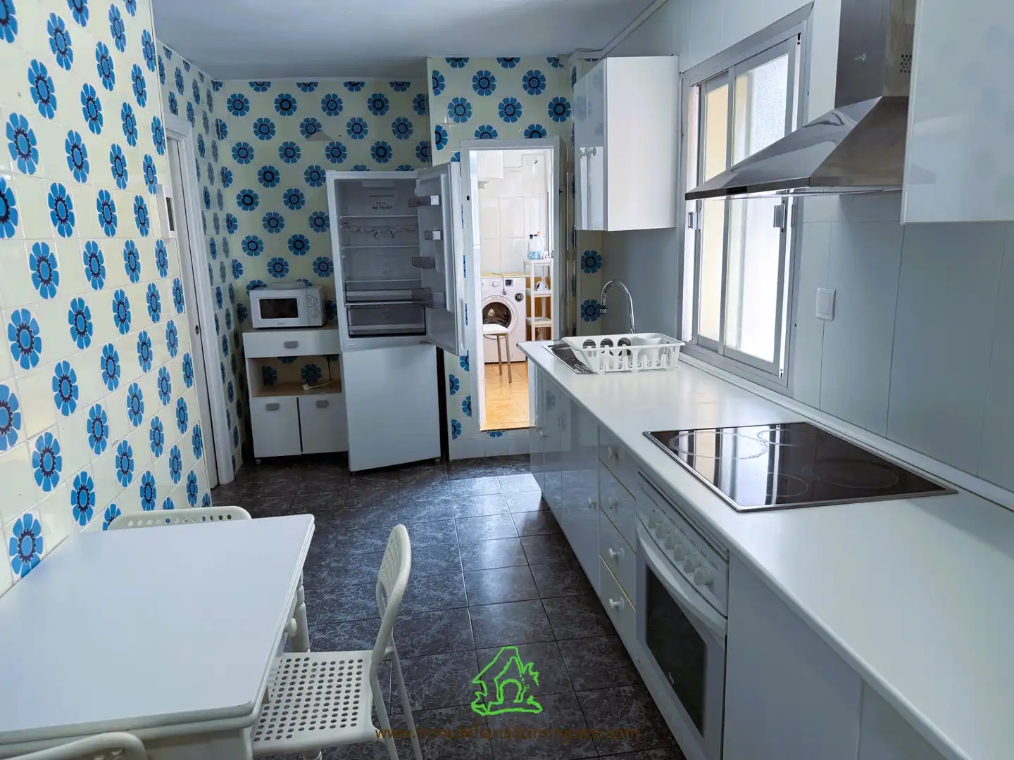 Kitchen of Flat for rent in Murcia  with Furnished, Oven and Washing machine
