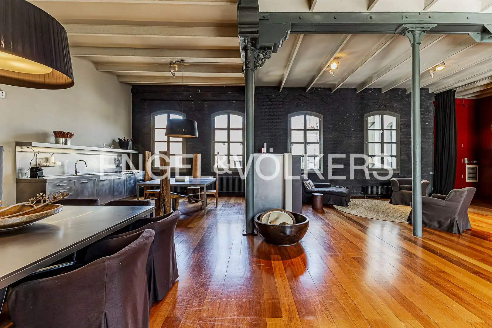 Vista exterior de Loft de alquiler en Barcelona con Aire acondicionado, Calefacción y Parquet