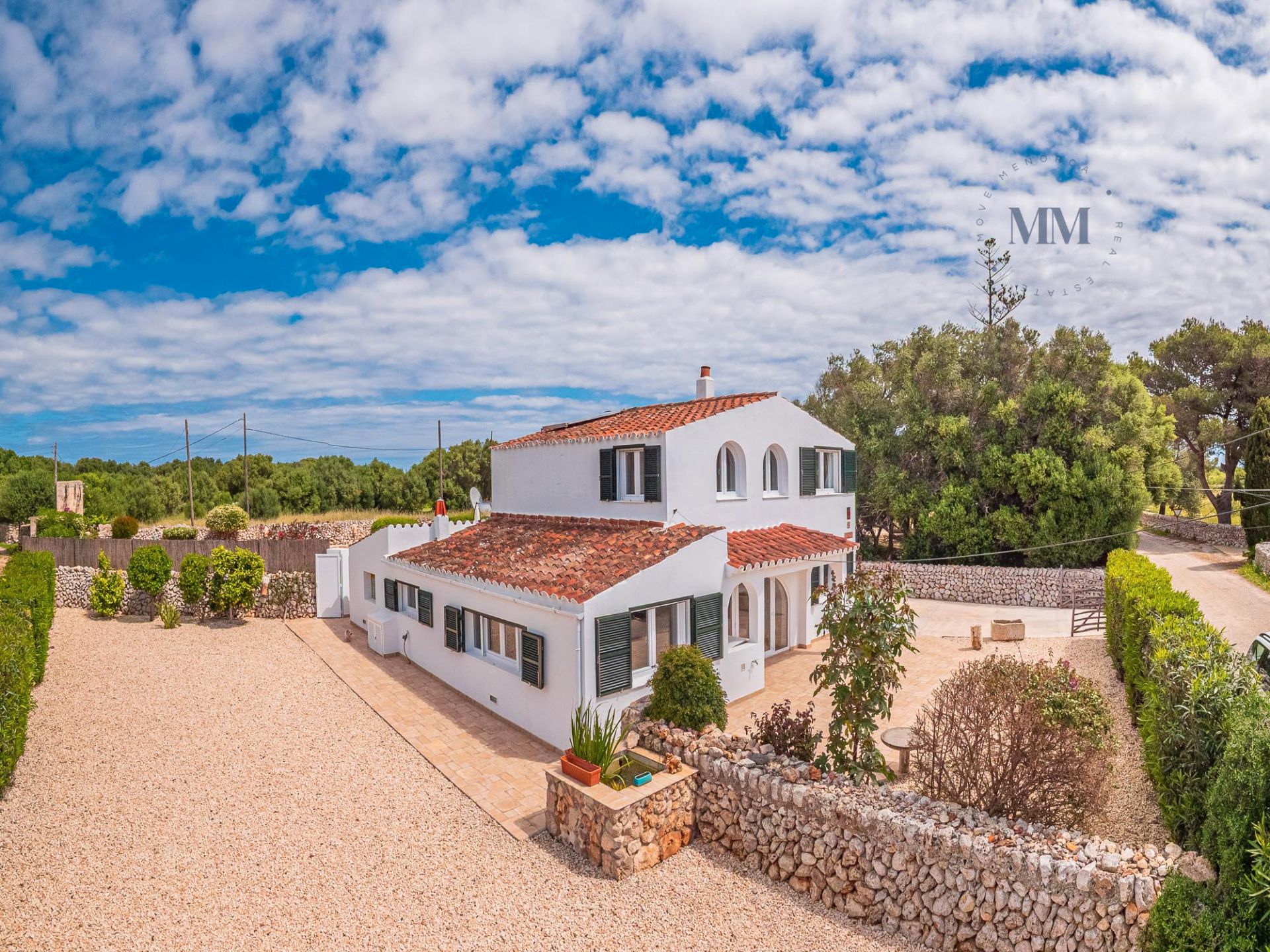 Exterior view of House or chalet for sale in Sant Lluís  with Air Conditioner, Private garden and Terrace