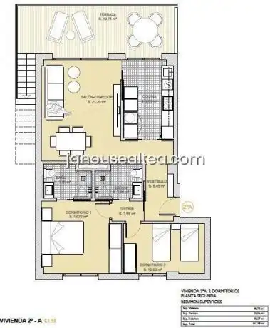 Penthouse with pool for sale in Balcón de Finestrat - Terra Marina, imagen 13