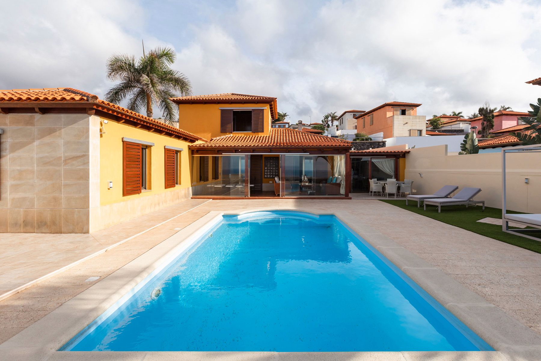 Exterior view of House or chalet for sale in Tacoronte  with Private garden, Terrace and Swimming Pool