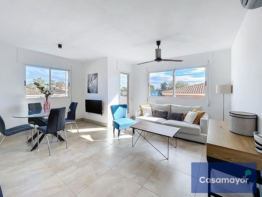 Sala d'estar de Dúplex en venda en Sant Joan d'Alacant amb Aire condicionat, Calefacció i Terrassa