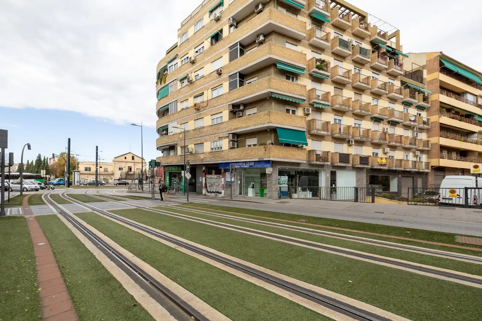 Exterior view of Flat for sale in Granada  with Air Conditioner, Terrace and Storage room