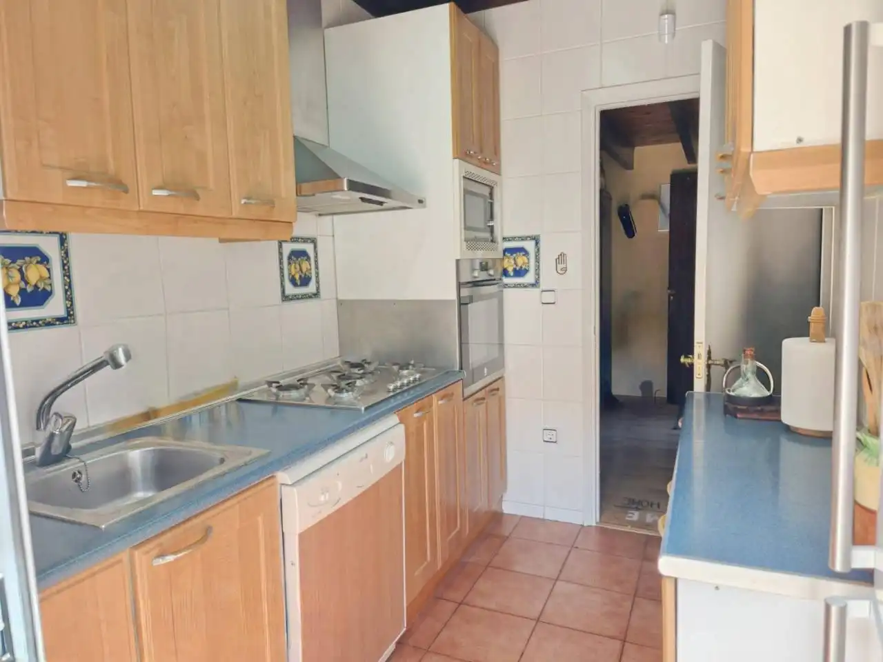 Küche von Haus oder Chalet zum Verkauf in Calonge i Sant Antoni mit Klimaanlage, Privatgarten und Parkett