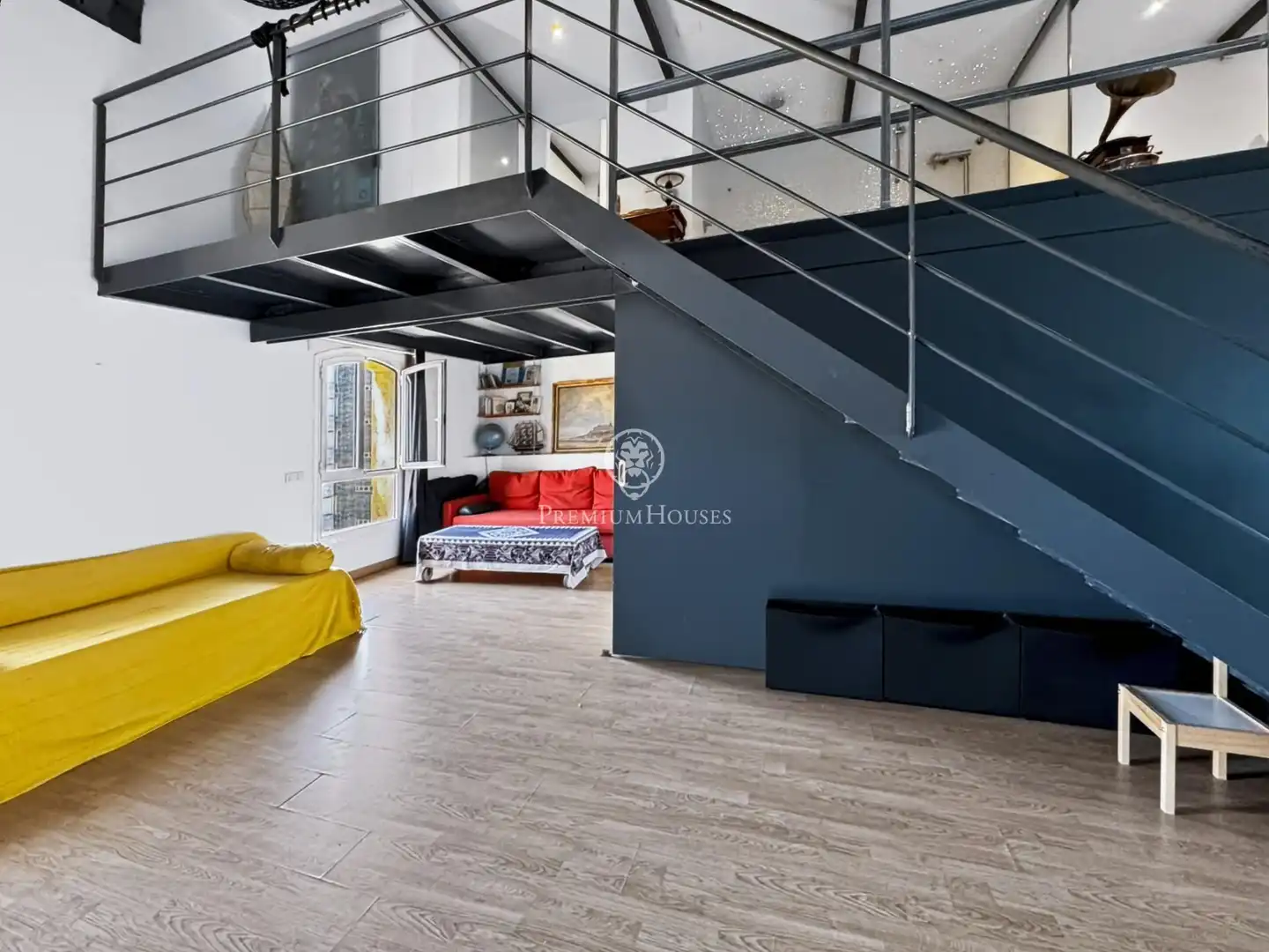 Wohnzimmer von Wohnung zum Verkauf in Barcelona mit Klimaanlage