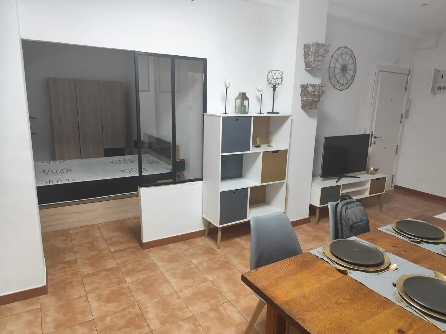 Living room of Flat for rent in Madrid