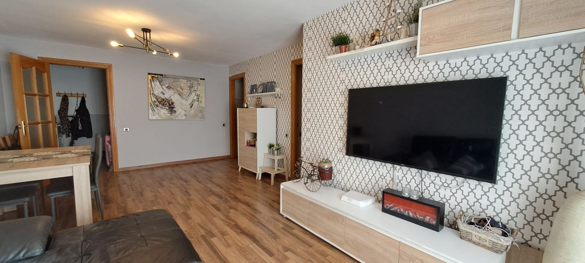 Living room of Flat for sale in Vallirana  with Air Conditioner, Heating and Terrace