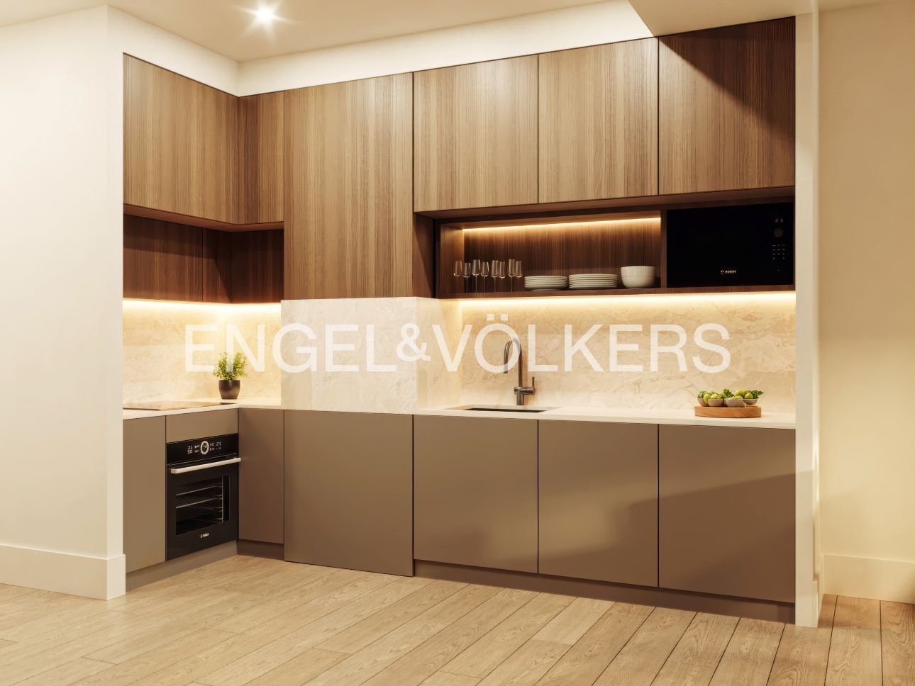 Kitchen of Flat for sale in  Barcelona Capital  with Air Conditioner, Heating and Parquet flooring