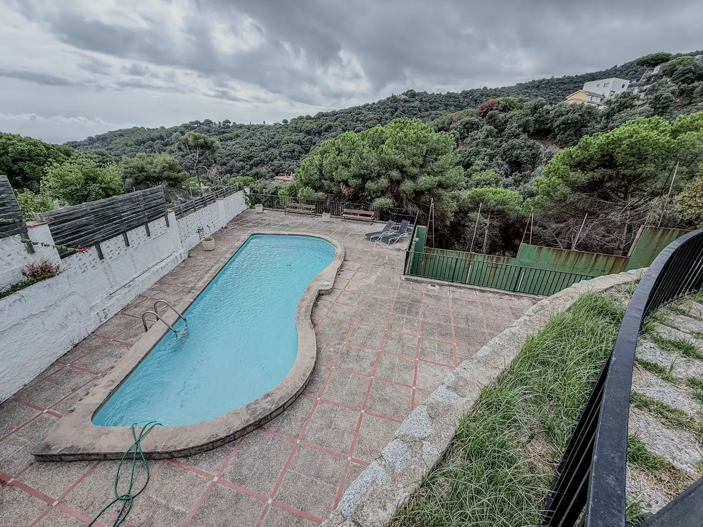 Swimming pool of Houses for sale in Alella, Barcelona
