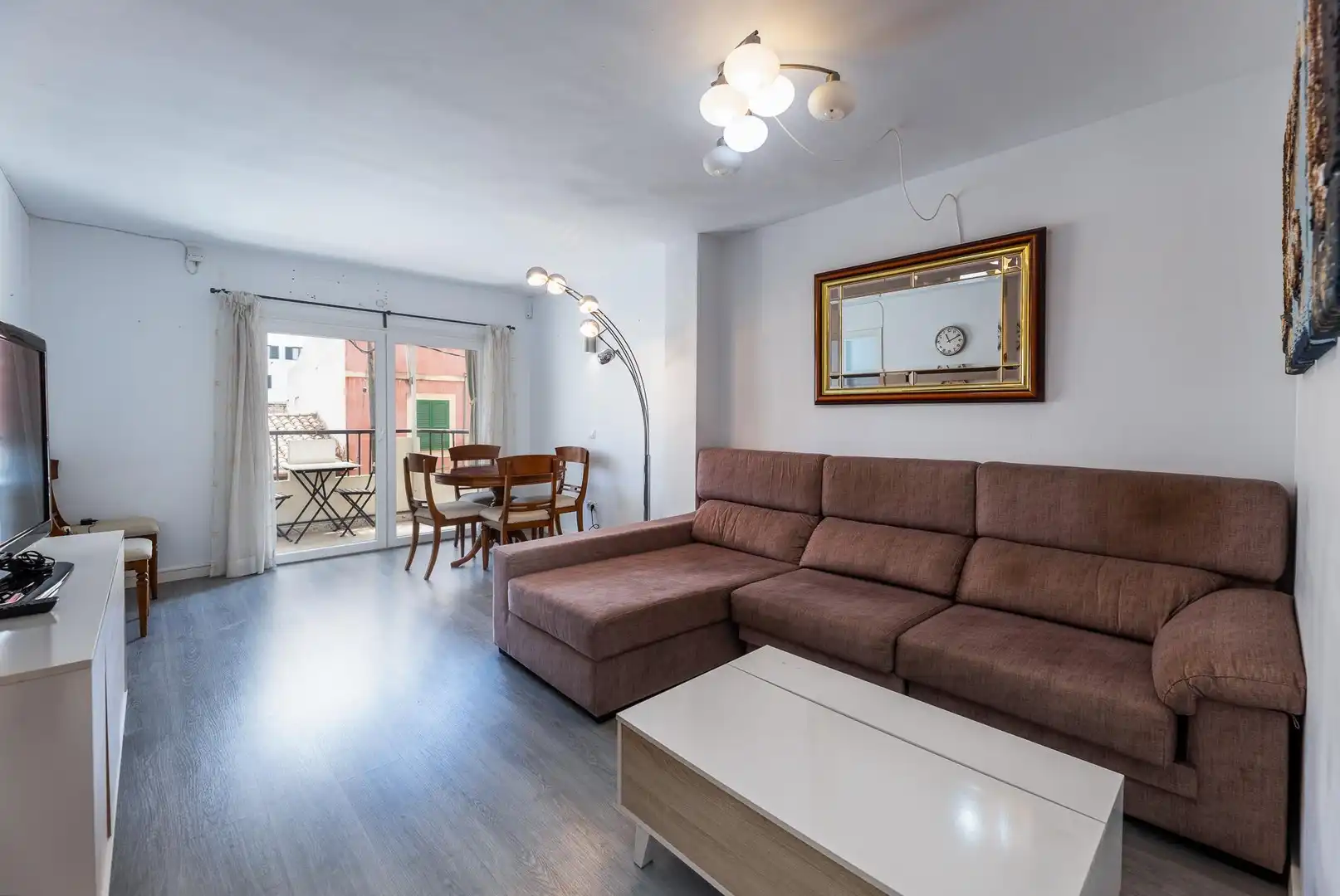 Sala de estar de Piso en venta en  Palma de Mallorca con Terraza, Trastero y Balcón