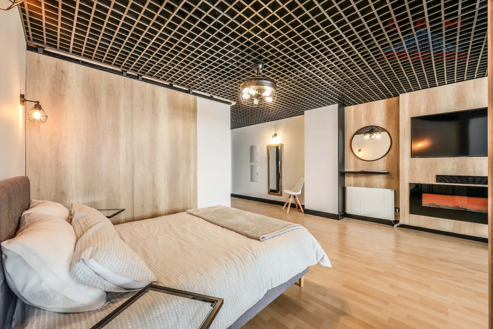 Schlafzimmer von Wohnung zur Miete in Alcobendas mit Klimaanlage, Heizung und Parkett