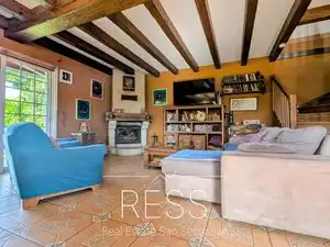 Sala de estar de Casa o chalet en venta en Urrugne con Amueblado