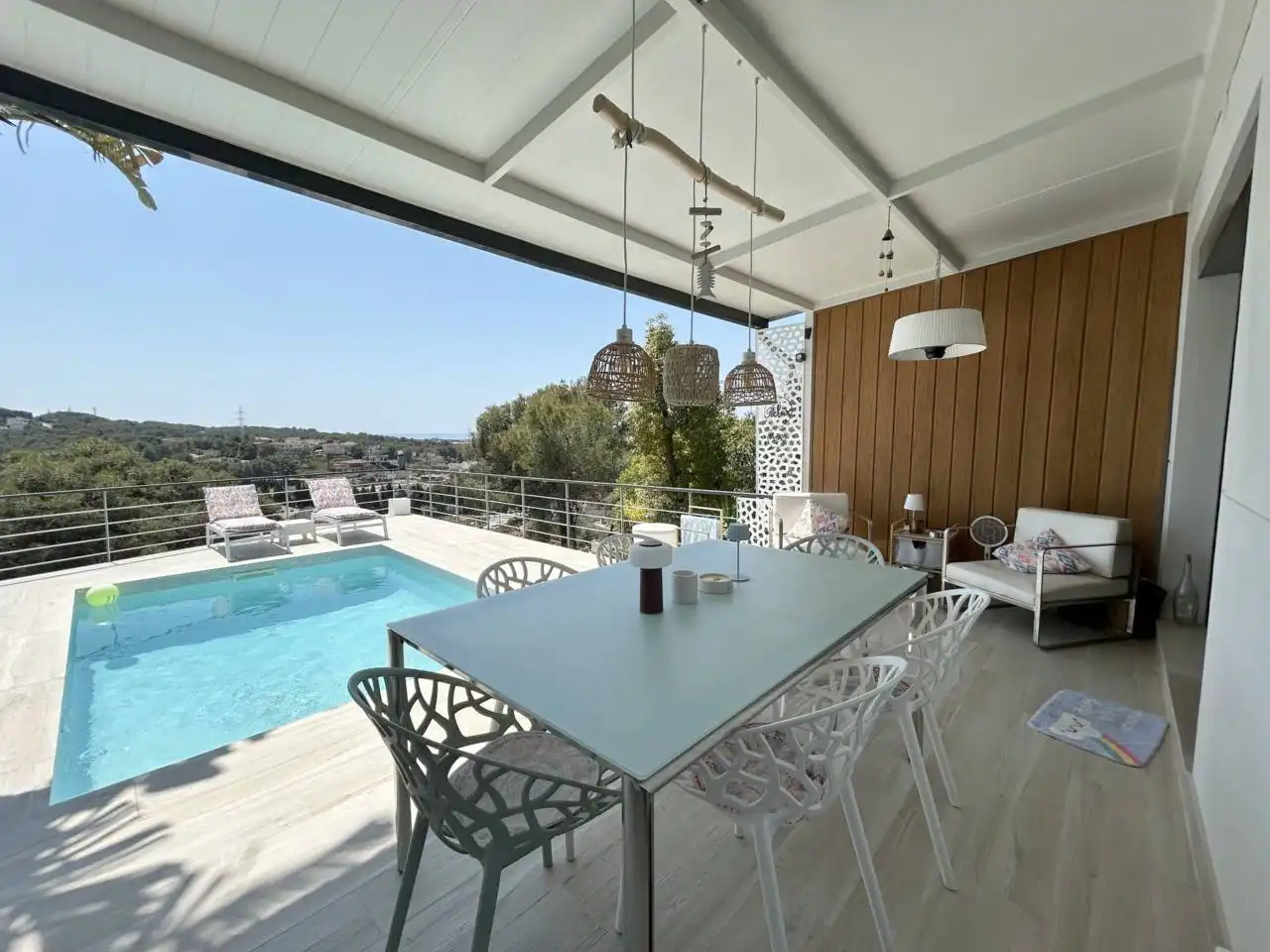 Terrassa de Casa o xalet en venda en Cubelles amb Aire condicionat, Calefacció i Jardí privat