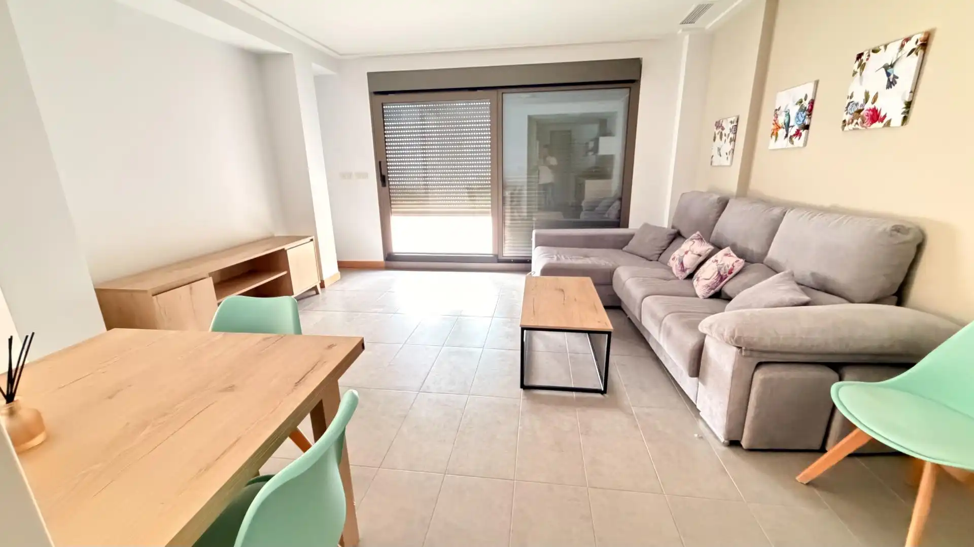 Sala de estar de Apartamento en venta en Elche / Elx con Aire acondicionado, Jardín privado y Terraza