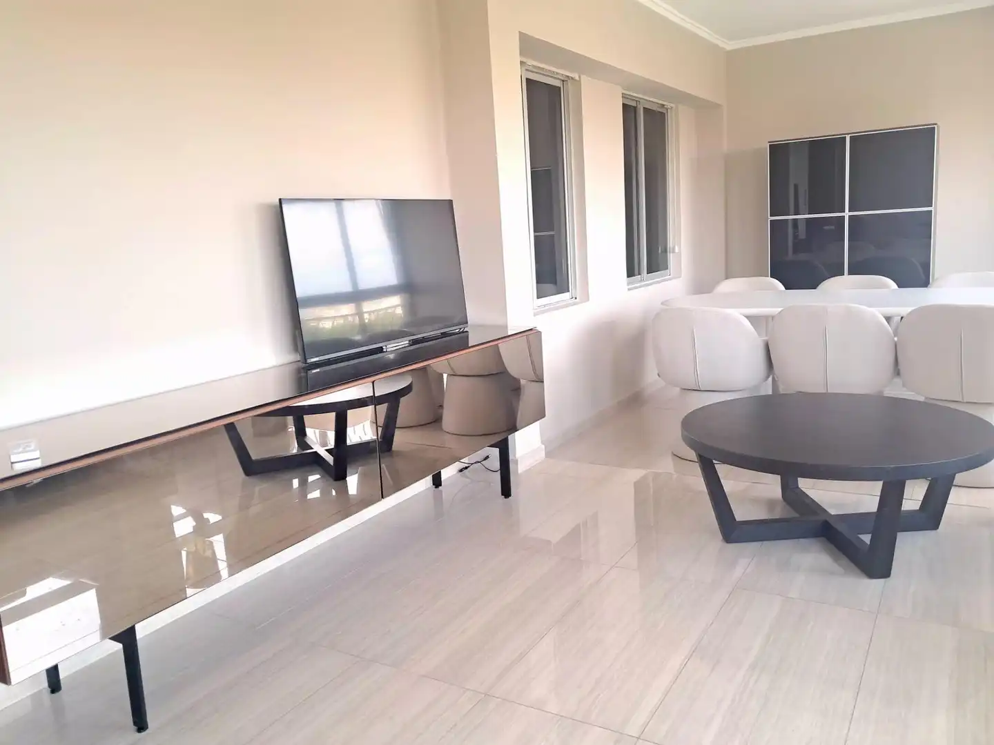 Sala d'estar de Pis de lloguer en Valencia amb Aire condicionat, Calefacció i Jardí privat