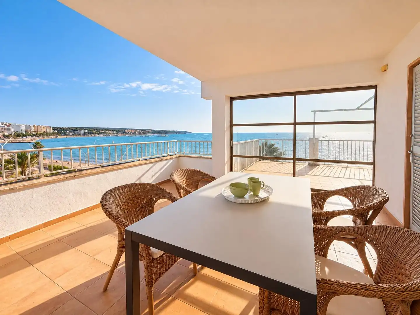 Terraza de Ático de alquiler en  Palma de Mallorca con Aire acondicionado, Terraza y Amueblado