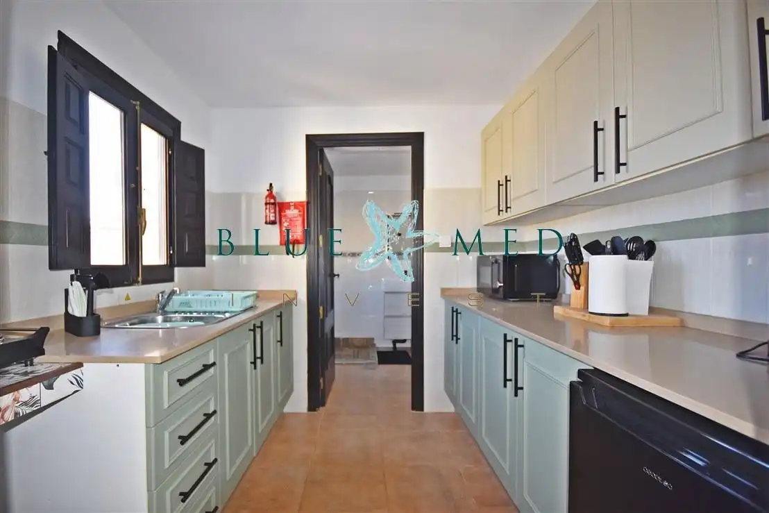 Cocina de Casa o chalet en venta en Fuente Álamo de Murcia con Aire acondicionado, Calefacción y Terraza