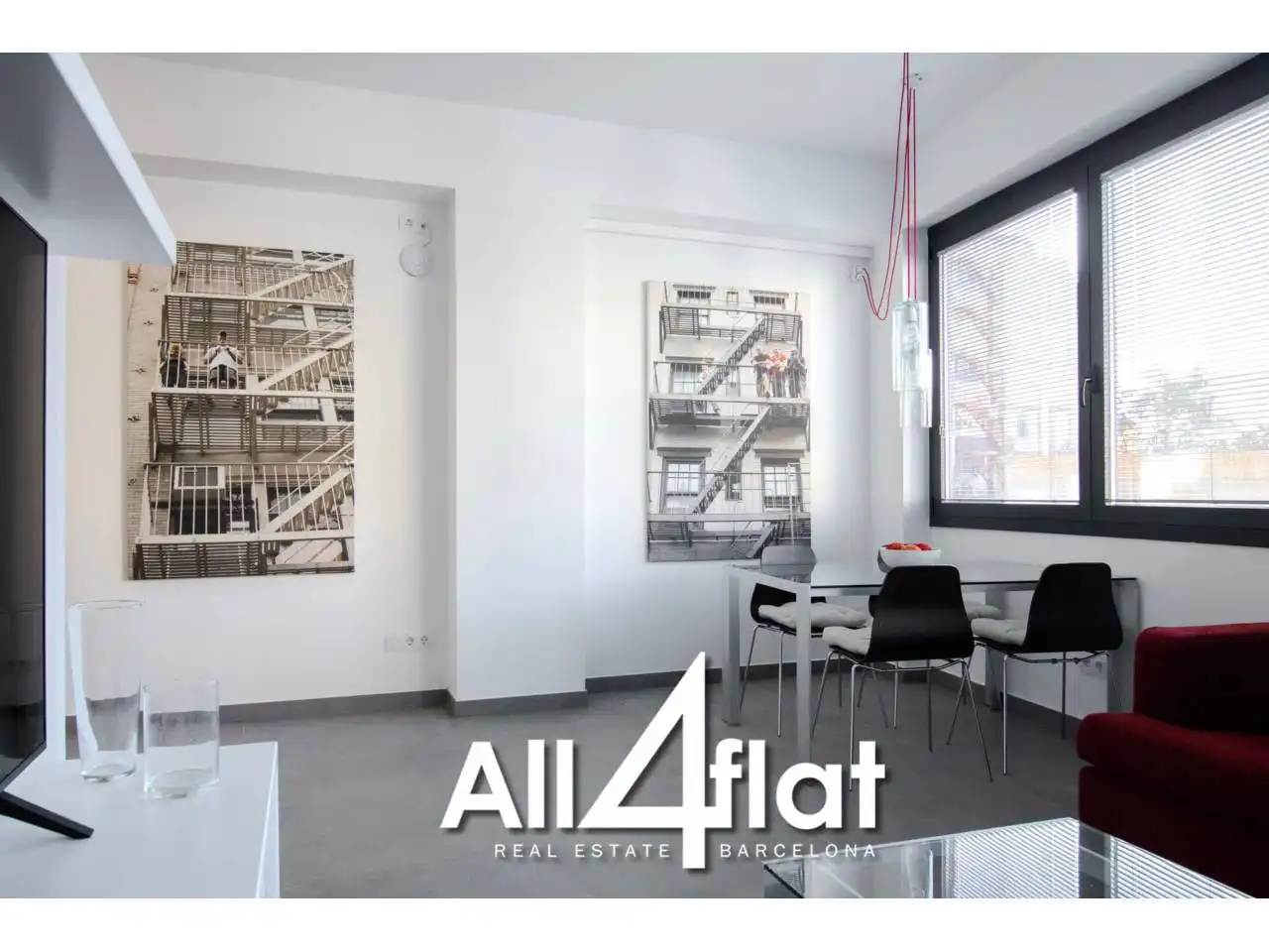 Study for rent in Barcelona  with Air Conditioner, Heating and Furnished