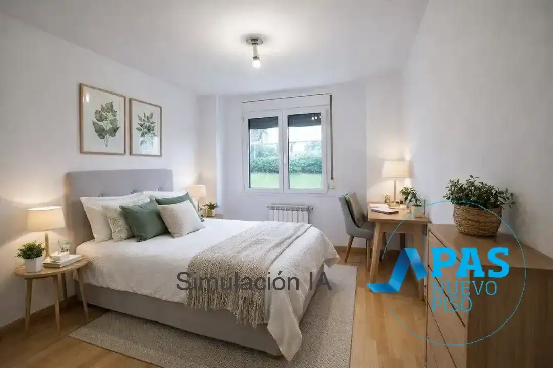Bedroom of Flat for sale in Santander  with Heating, Private garden and Storage room