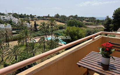 Garden of Apartment for sale in Estepona  with Air Conditioner, Terrace and Community pool