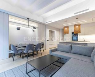 Sala d'estar de Casa o xalet de lloguer en  Barcelona Capital amb Aire condicionat, Calefacció i Parquet