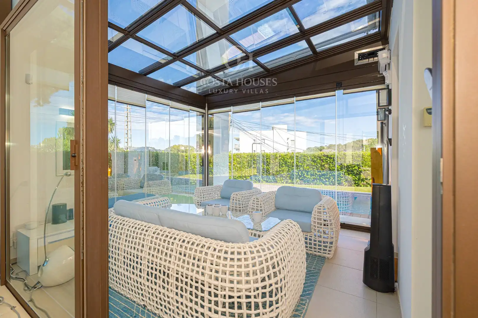 Terrace of Houses for sale in Moraira  with Air Conditioner, Heating and Private garden