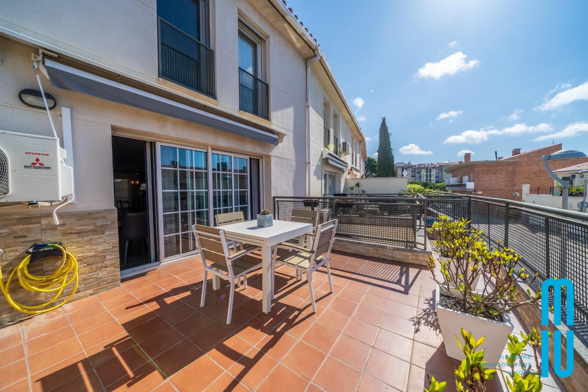Terrace of Single-family semi-detached for sale in Mataró  with Air Conditioner, Heating and Terrace