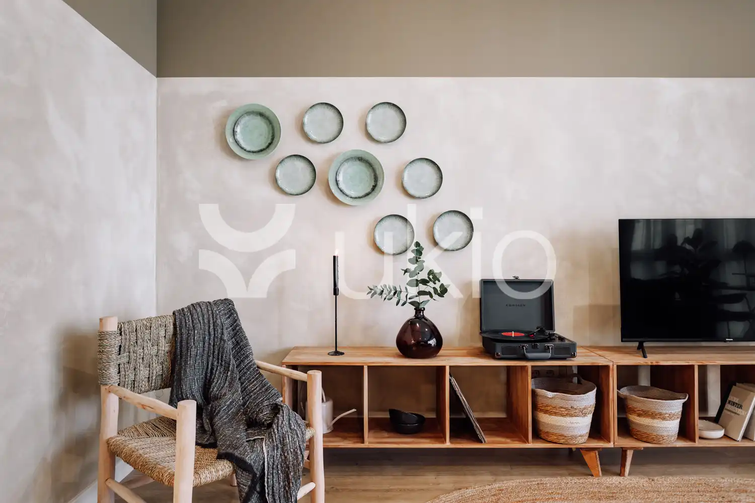 Living room of Apartments for rent in Barcelona  with Air Conditioner, Heating and Furnished