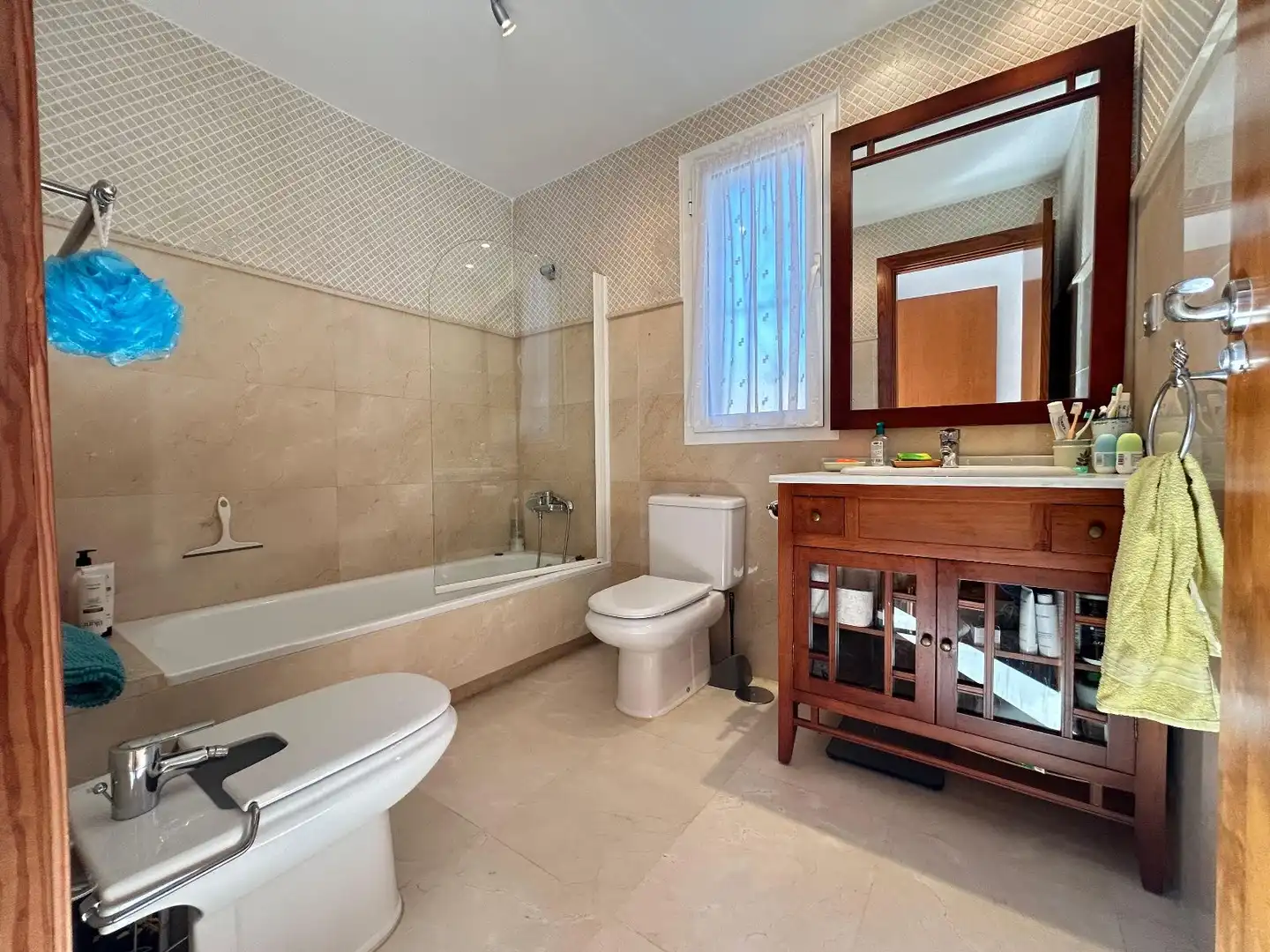 Badezimmer von Maisonette zum Verkauf in Vera mit Klimaanlage, Privatgarten und Terrasse
