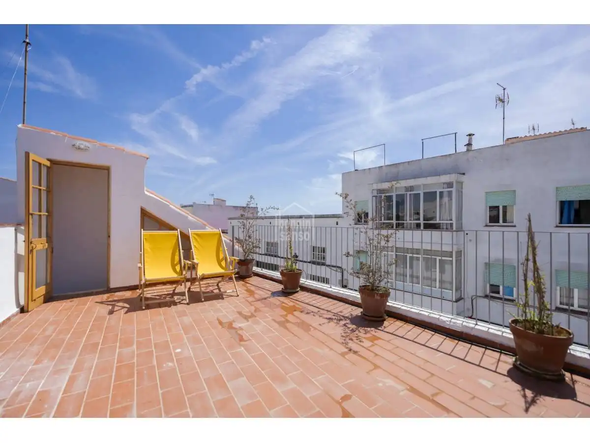 Terraza de Apartamento en venta en Alaior con Calefacción, Terraza y Amueblado