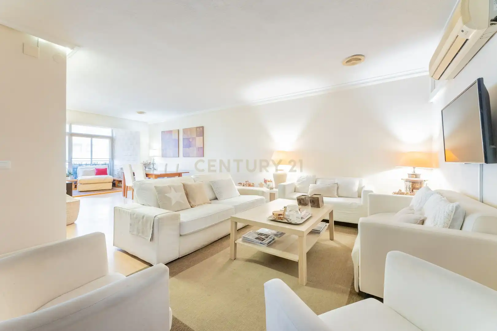 Sala de estar de Piso en venta en Valencia con Aire acondicionado, Trastero y Balcón