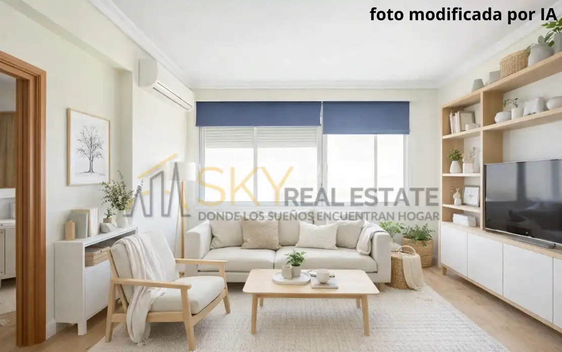 Sala de estar de Piso en venta en Madrid con Amueblado