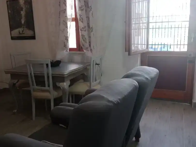 Wohnzimmer von Country house zur Miete in Algueña mit Möbliert