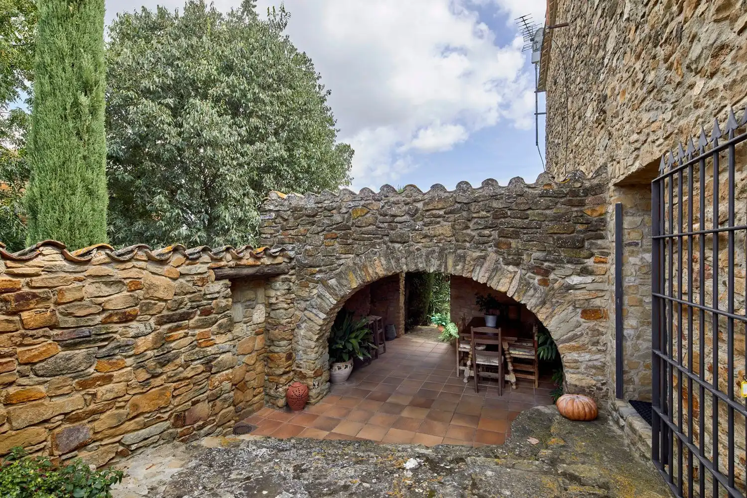 Terraza de Casa o chalet de alquiler en Madremanya con Aire acondicionado, Jardín privado y Terraza