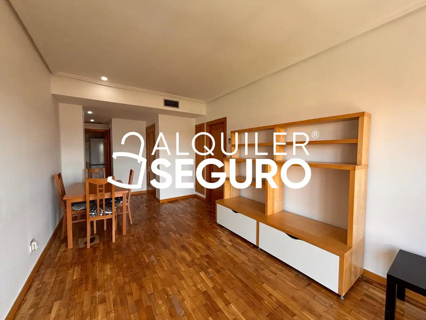 Living room of Flat for rent in Madrid  with Air Conditioner and Heating