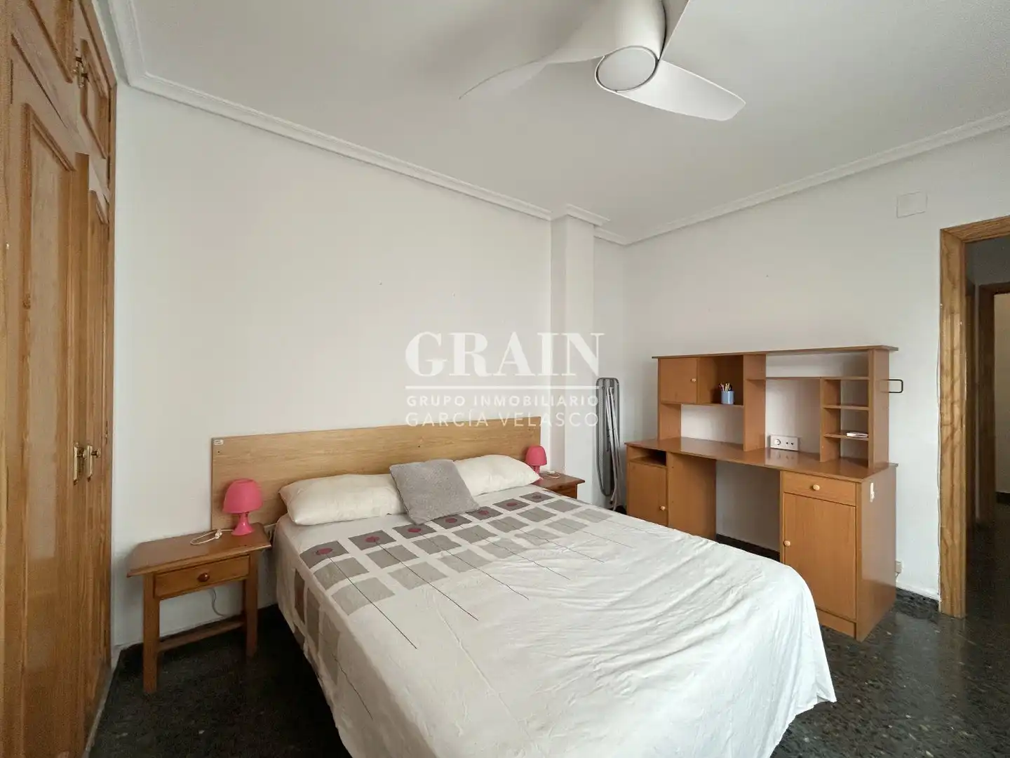 Bedroom of Apartments for rent in Albacete  with Heating and Furnished