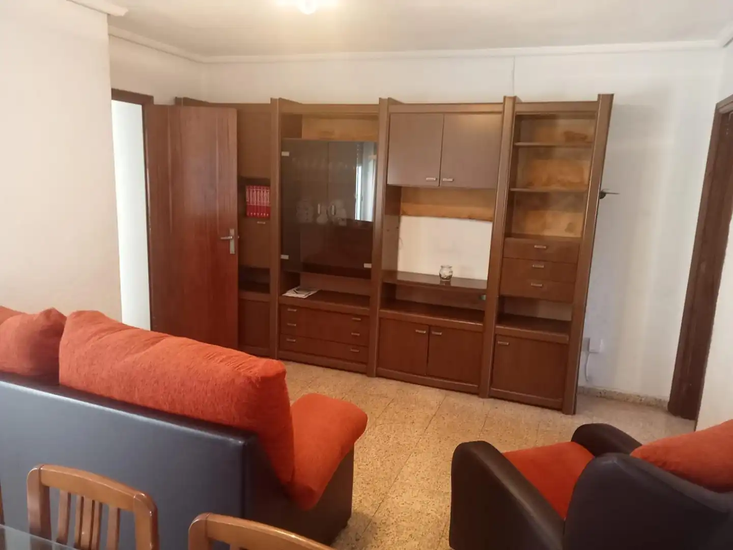 Living room of Flat for sale in Valencia  with Air Conditioner, Private garden and Furnished