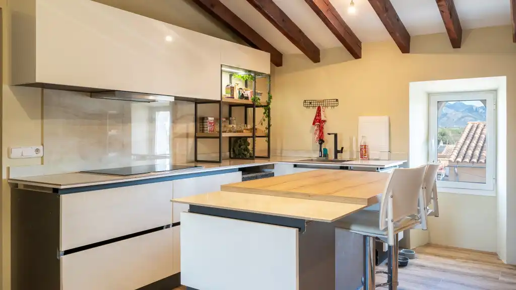 Cocina de Finca rústica en venta en  Palma de Mallorca con Aire acondicionado, Jardín privado y Terraza