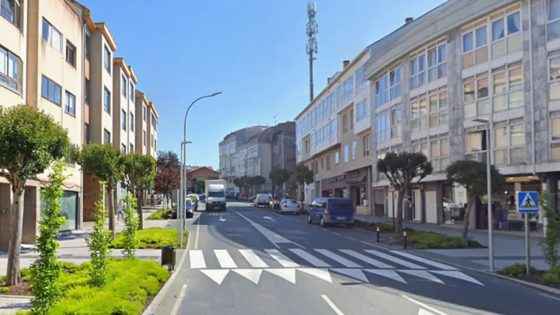 Vista exterior de Piso de alquiler en Oleiros con Calefacción, Parquet y Trastero