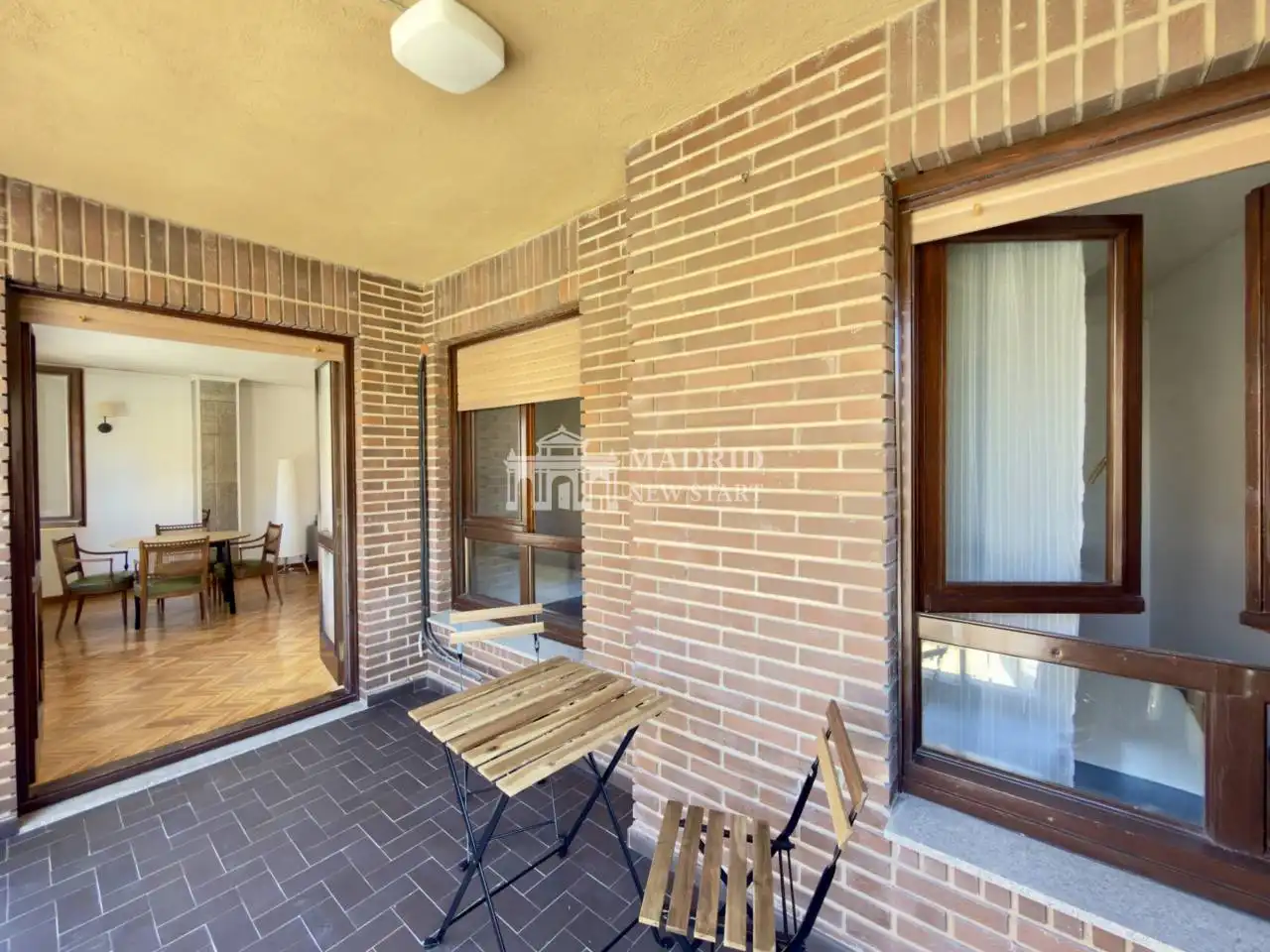 Terraza de Piso de alquiler en Segovia con Calefacción, Parquet y Terraza