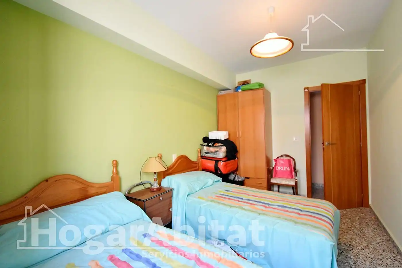 Schlafzimmer von Wohnung zum Verkauf in Oliva mit Klimaanlage, Heizung und Terrasse