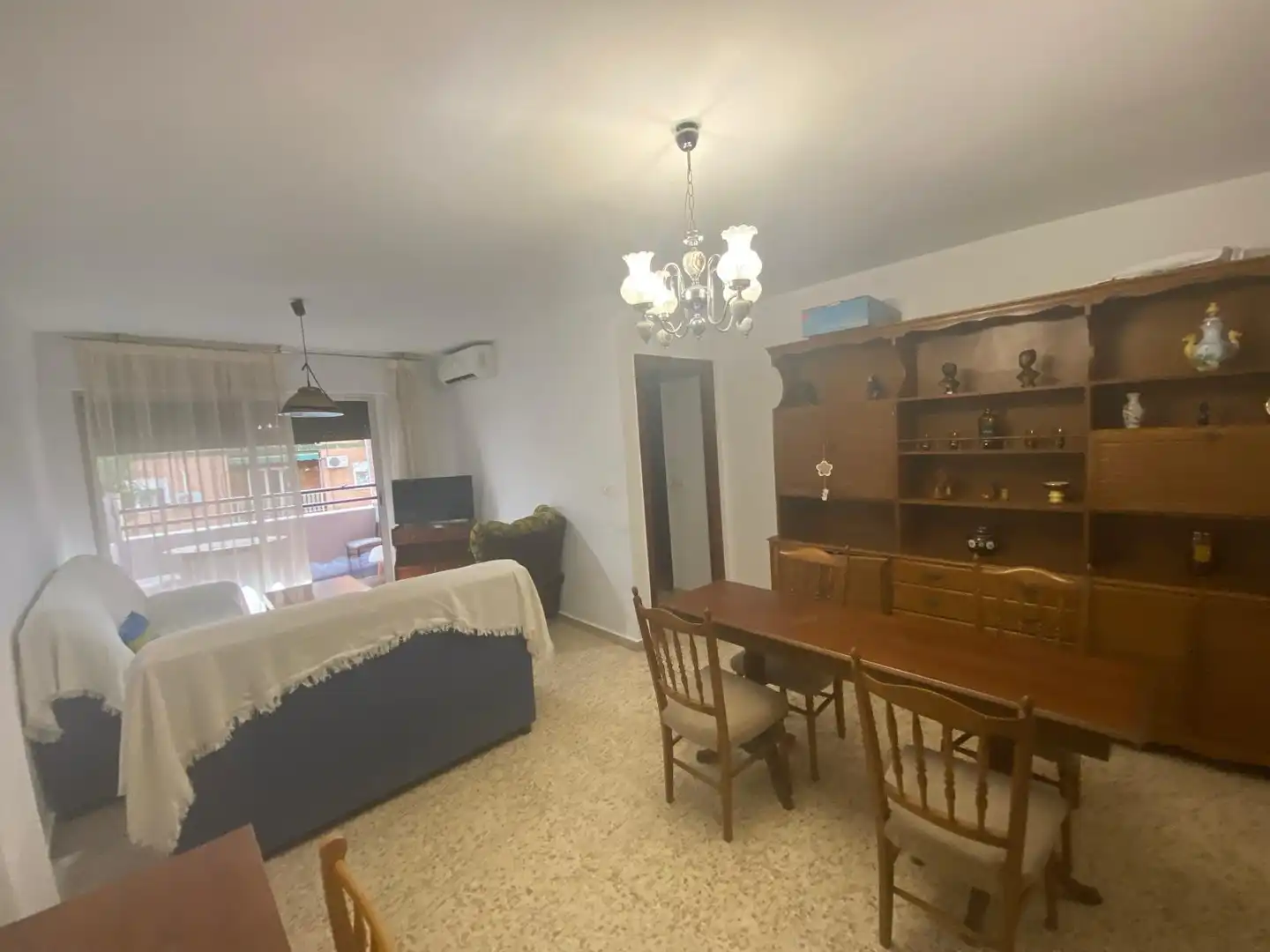 Living room of Flat for rent in Granada  with Terrace and Furnished