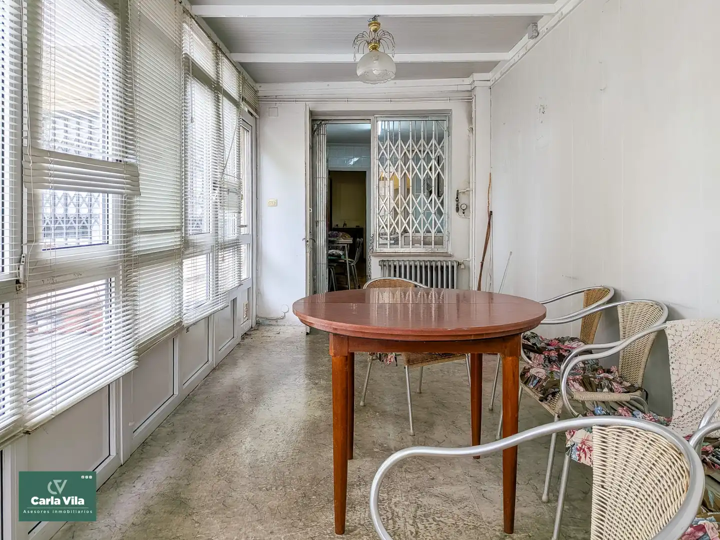 Esszimmer von Wohnung zum Verkauf in Lugo mit Heizung, Parkett und Terrasse