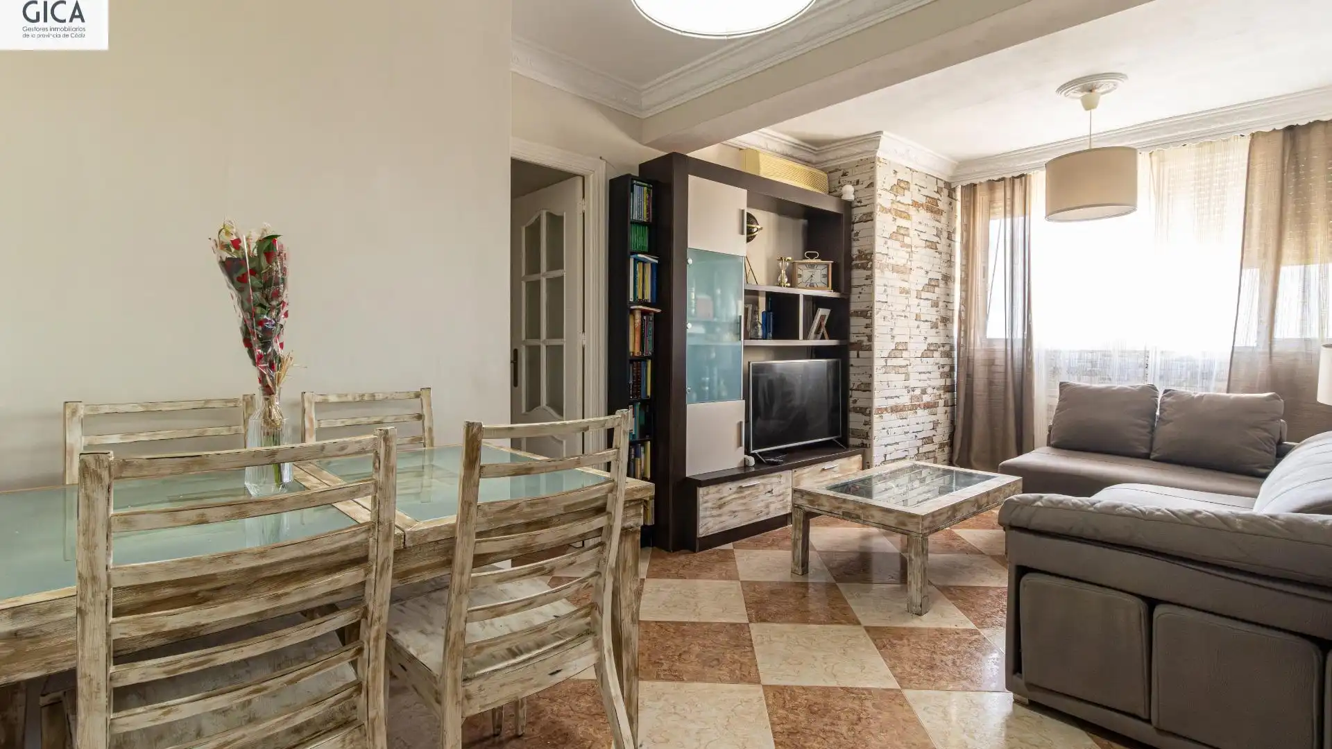 Sala de estar de Piso en venta en Jerez de la Frontera con Aire acondicionado