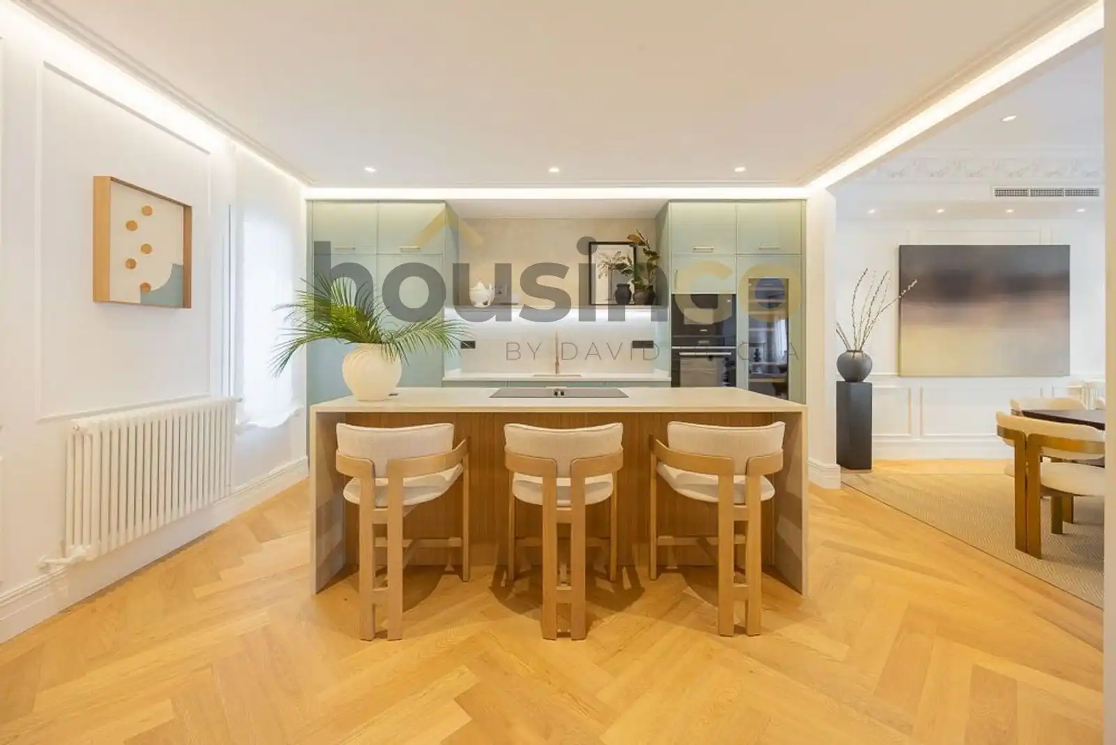 Kitchen of Flat for sale in Madrid  with Air Conditioner, Heating and Parquet flooring