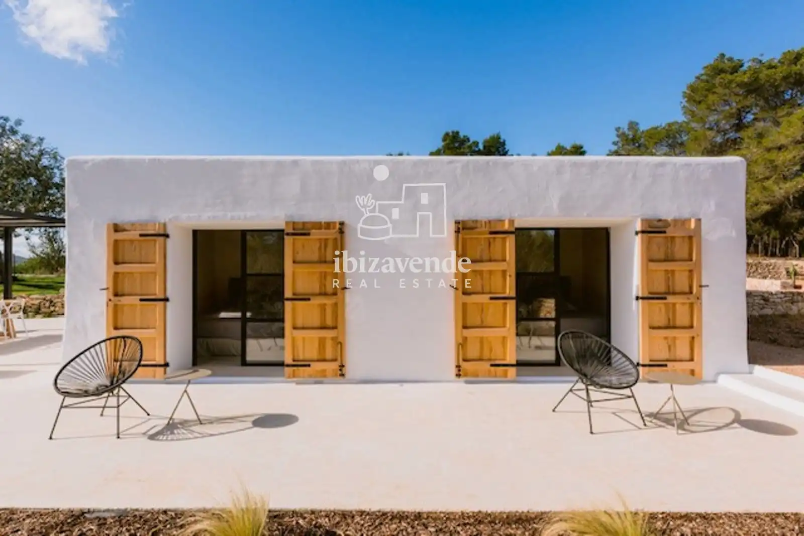Vista exterior de Casa o chalet de alquiler en Sant Joan de Labritja con Aire acondicionado, Calefacción y Jardín privado