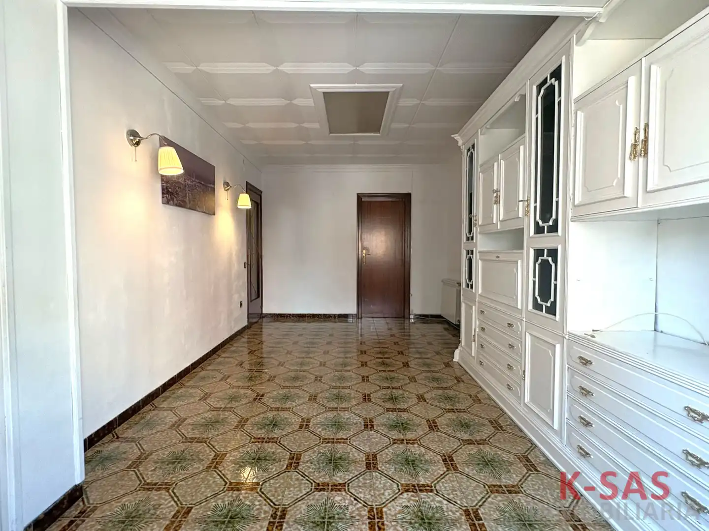 Wohnzimmer von Wohnung zum Verkauf in Esplugues de Llobregat mit Heizung und Ofen