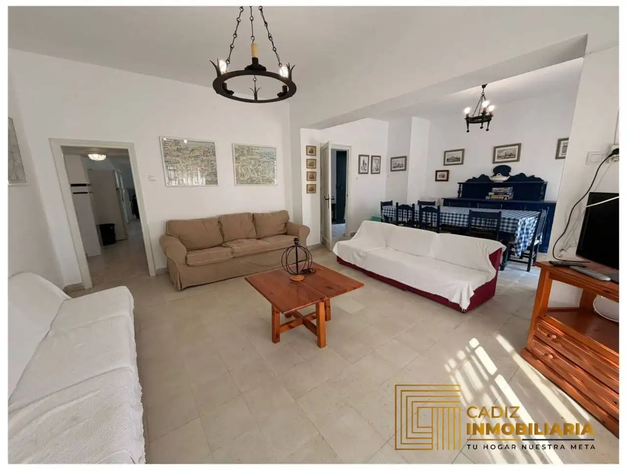 Sala d'estar de Casa o xalet en venda en Chipiona amb Terrassa