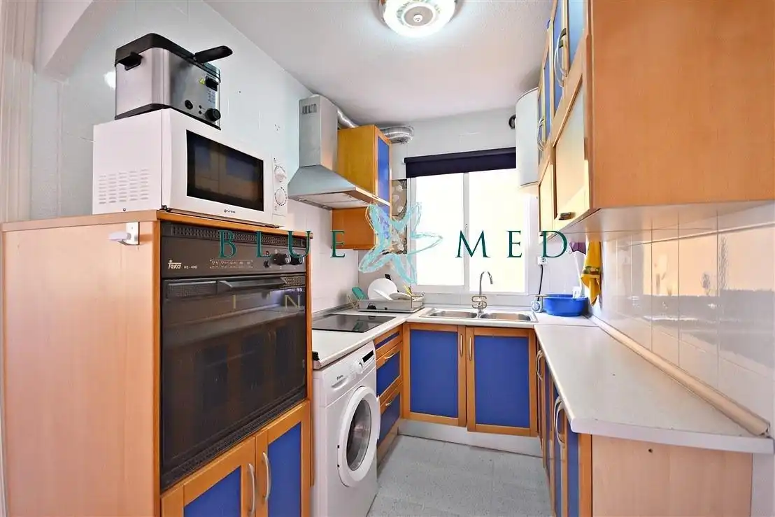 Cocina de Apartamento en venta en Mazarrón con Aire acondicionado, Terraza y Amueblado